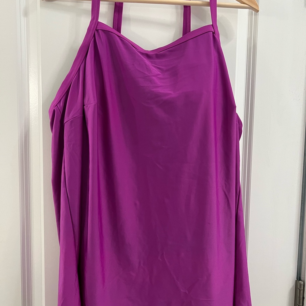Cacique Women's Swim top in Bold Magenta